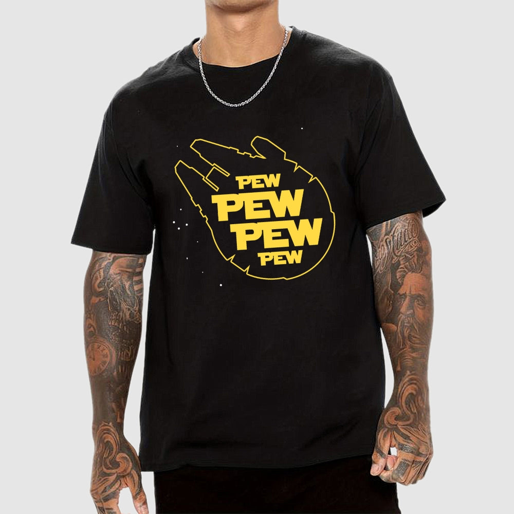 Pew Pew Starship  T-Shirt
