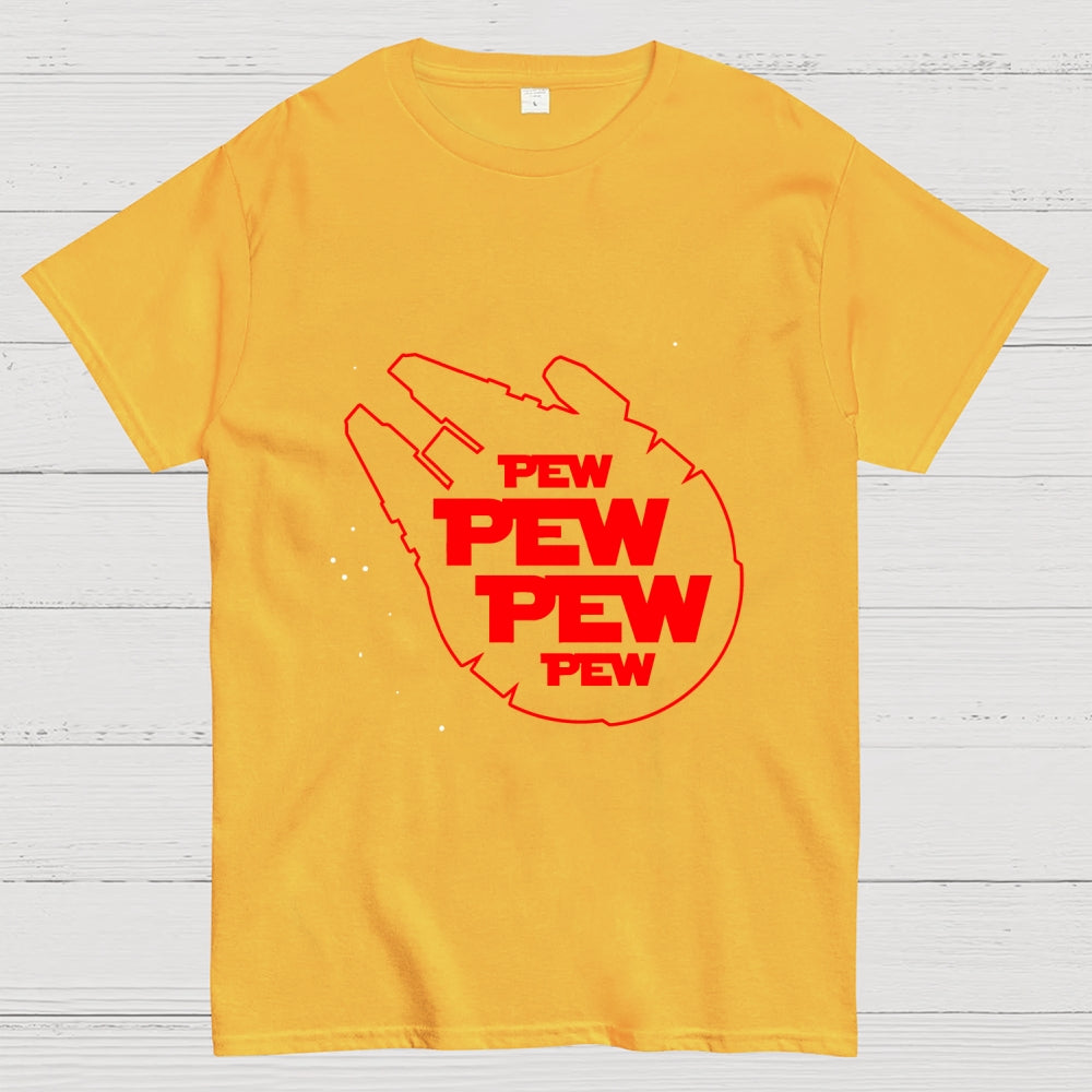Pew Pew Starship  T-Shirt