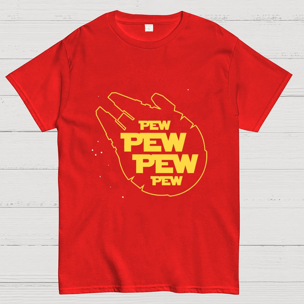 Pew Pew Starship  T-Shirt