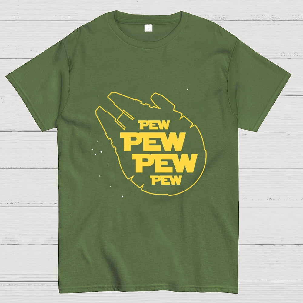 Pew Pew Starship  T-Shirt