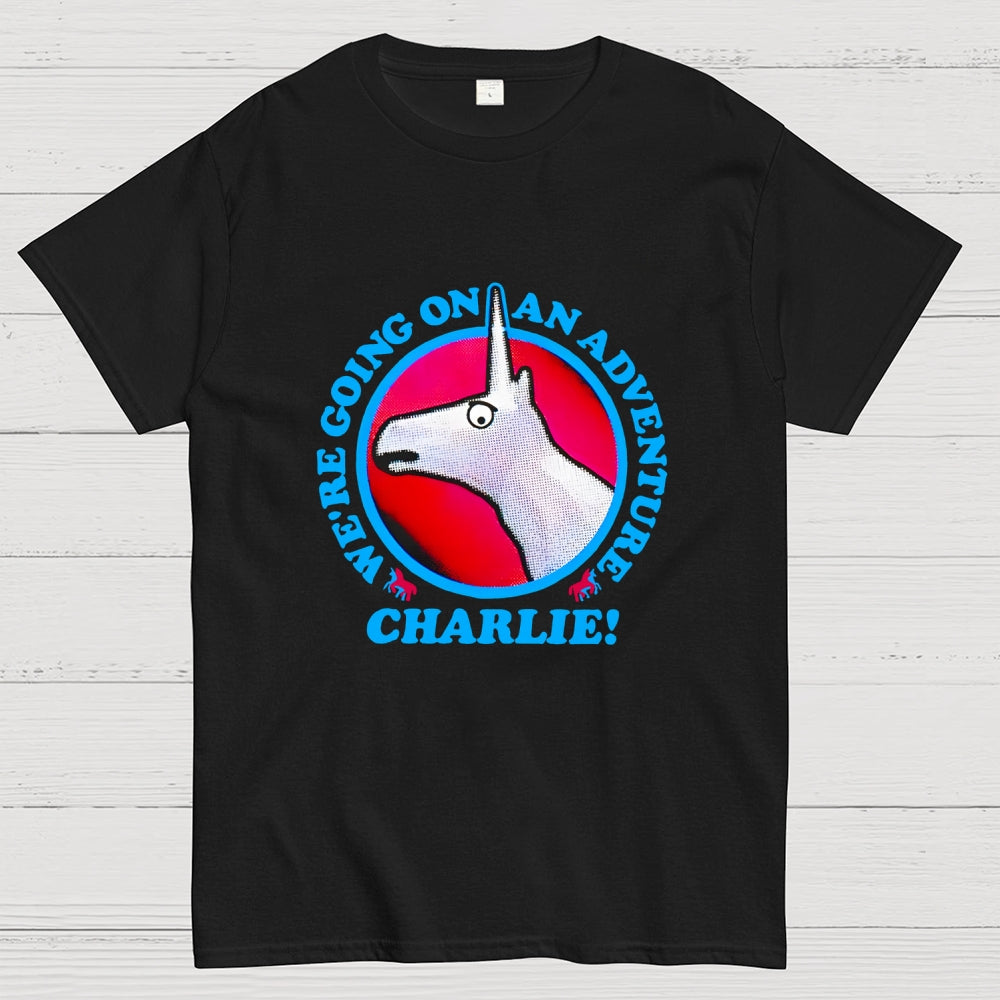Charlie Unicorn We’Re Going On An Adventure  T-Shirt