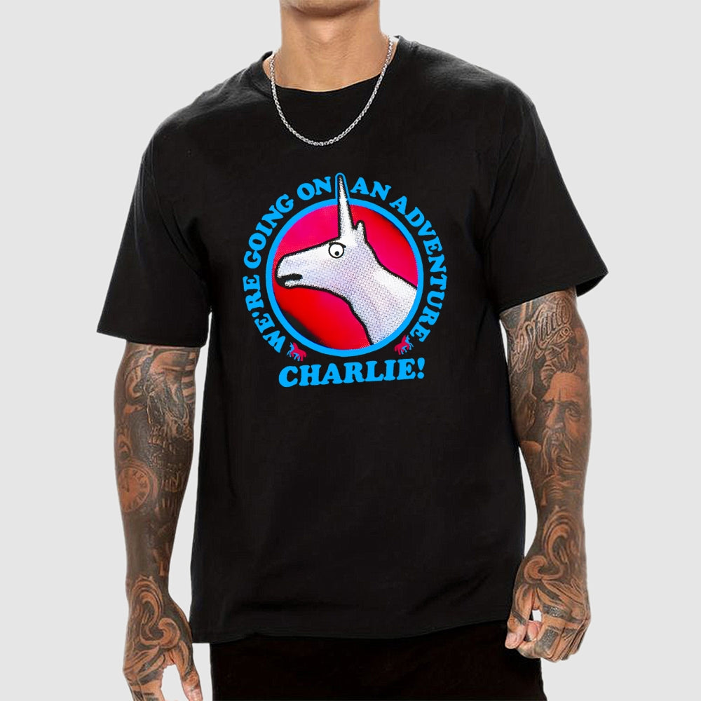 Charlie Unicorn We’Re Going On An Adventure  T-Shirt