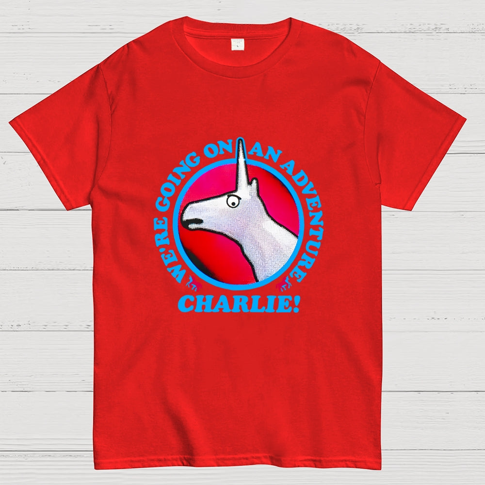 Charlie Unicorn We’Re Going On An Adventure  T-Shirt