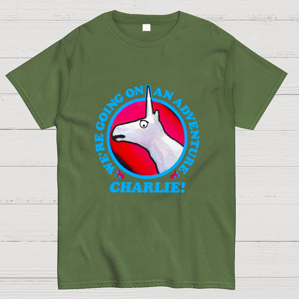 Charlie Unicorn We’Re Going On An Adventure  T-Shirt