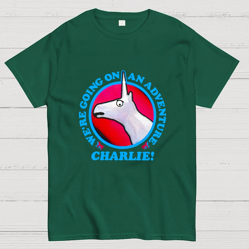 Charlie Unicorn We’Re Going On An Adventure  T-Shirt