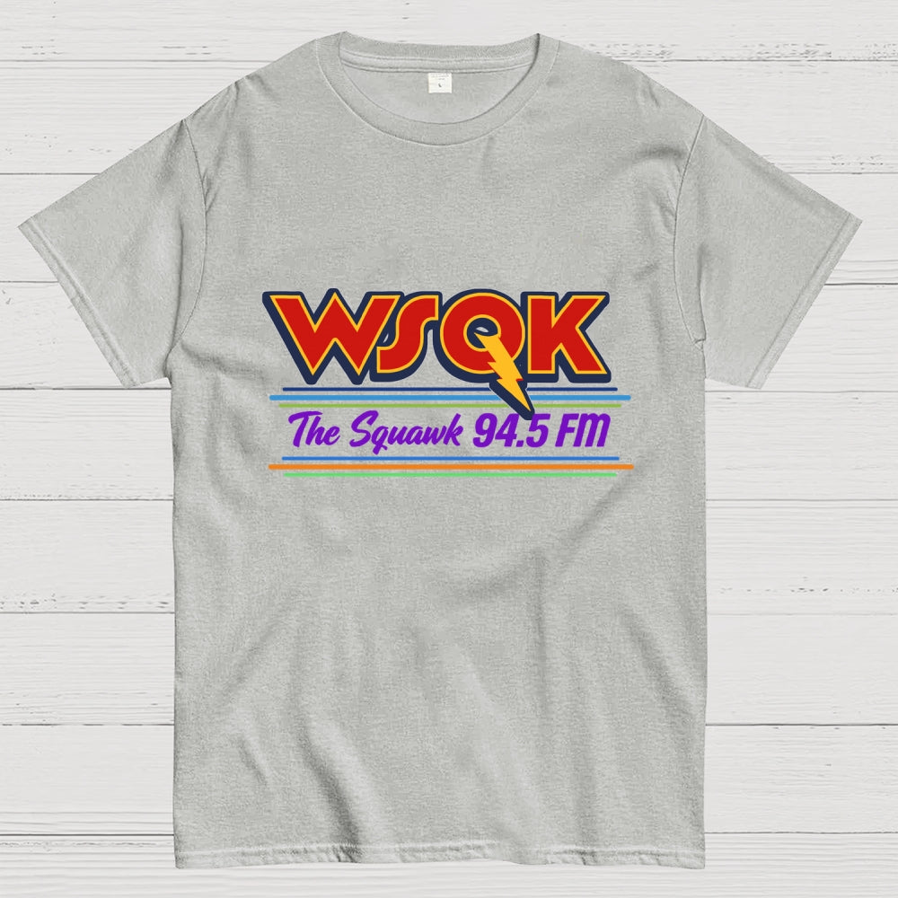 Stranger Things Season 5 WSQK The Squawk 94.5 FM Retro  T-Shirt