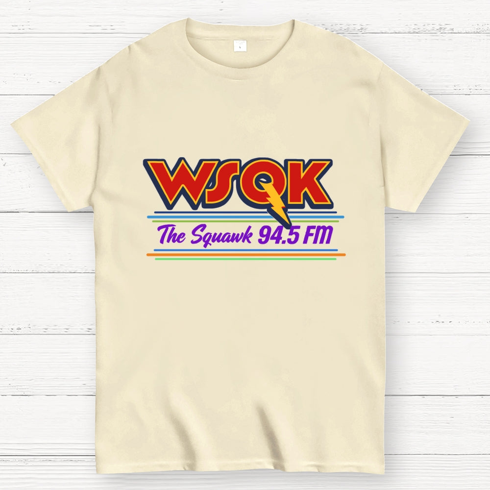 Stranger Things Season 5 WSQK The Squawk 94.5 FM Retro  T-Shirt