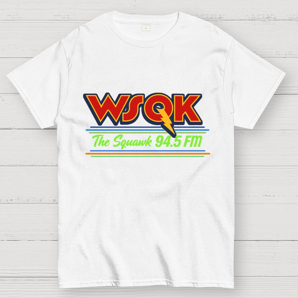 Stranger Things Season 5 WSQK The Squawk 94.5 FM Retro  T-Shirt