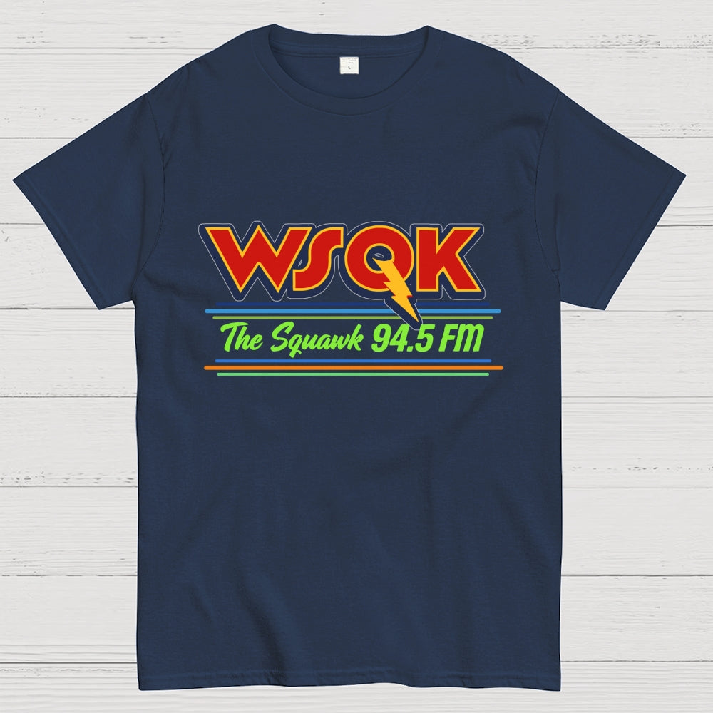 Stranger Things Season 5 WSQK The Squawk 94.5 FM Retro  T-Shirt