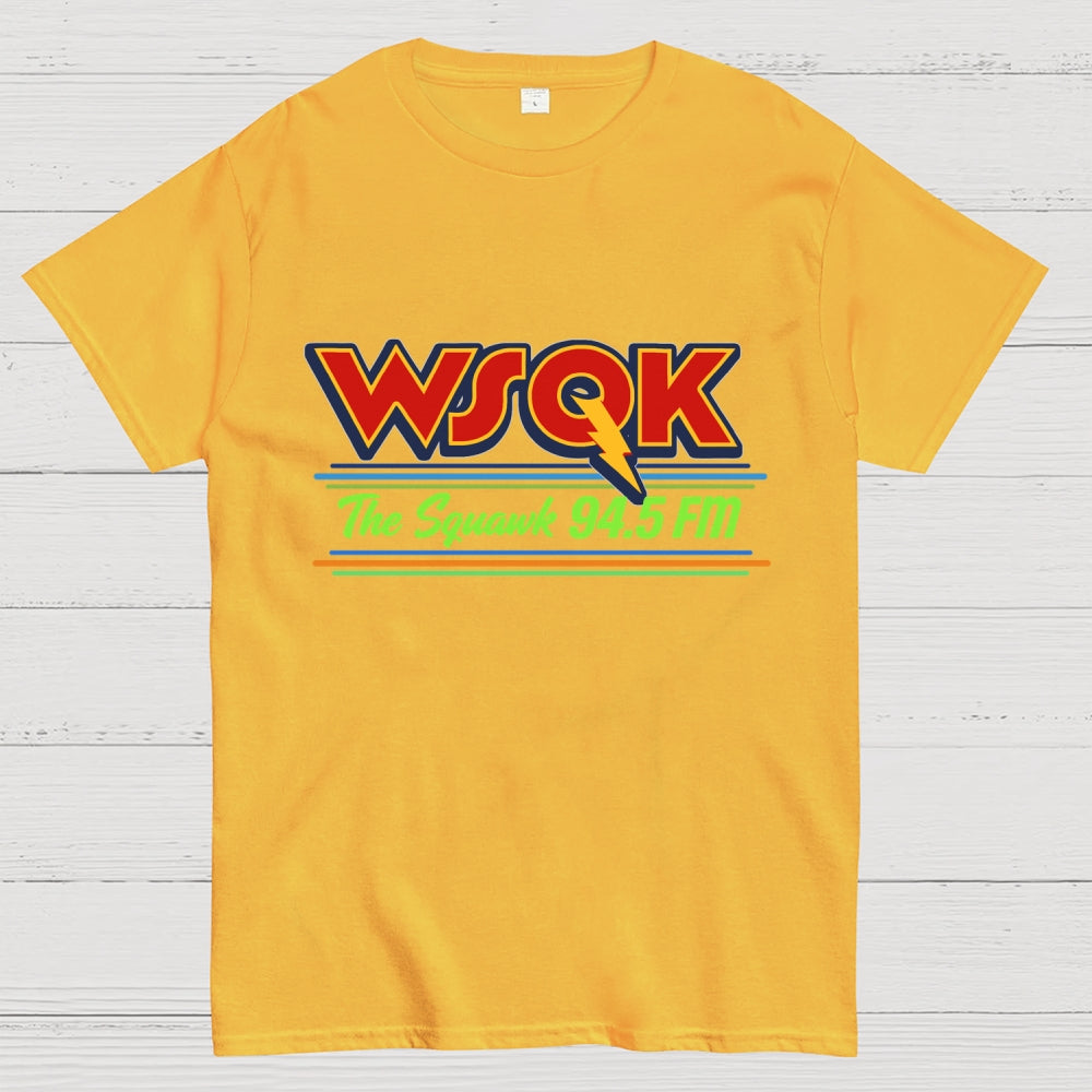 Stranger Things Season 5 WSQK The Squawk 94.5 FM Retro  T-Shirt