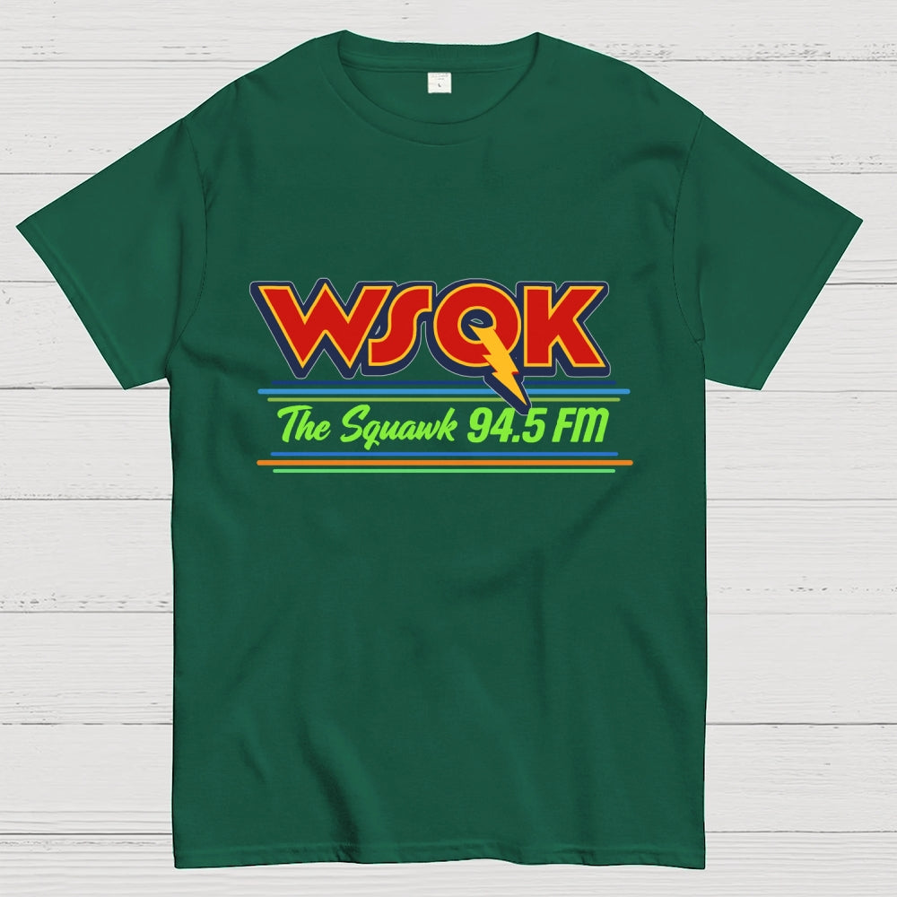Stranger Things Season 5 WSQK The Squawk 94.5 FM Retro  T-Shirt