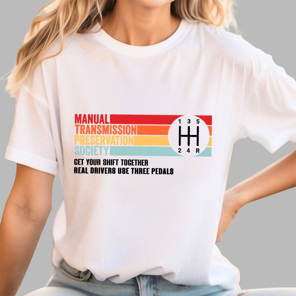 The Manual Transmission Preservation Society  T-Shirt