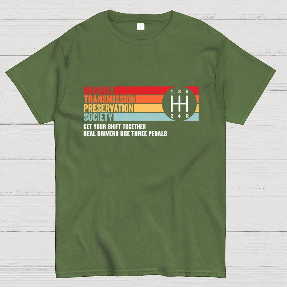 The Manual Transmission Preservation Society  T-Shirt