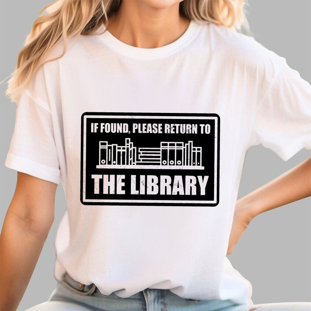 Return To The Library  T-Shirt
