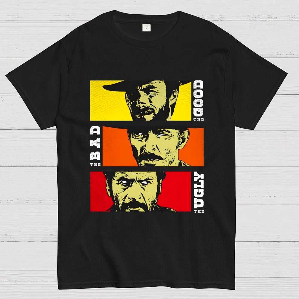 The Good The Bad The Ugly Cat  T-Shirt