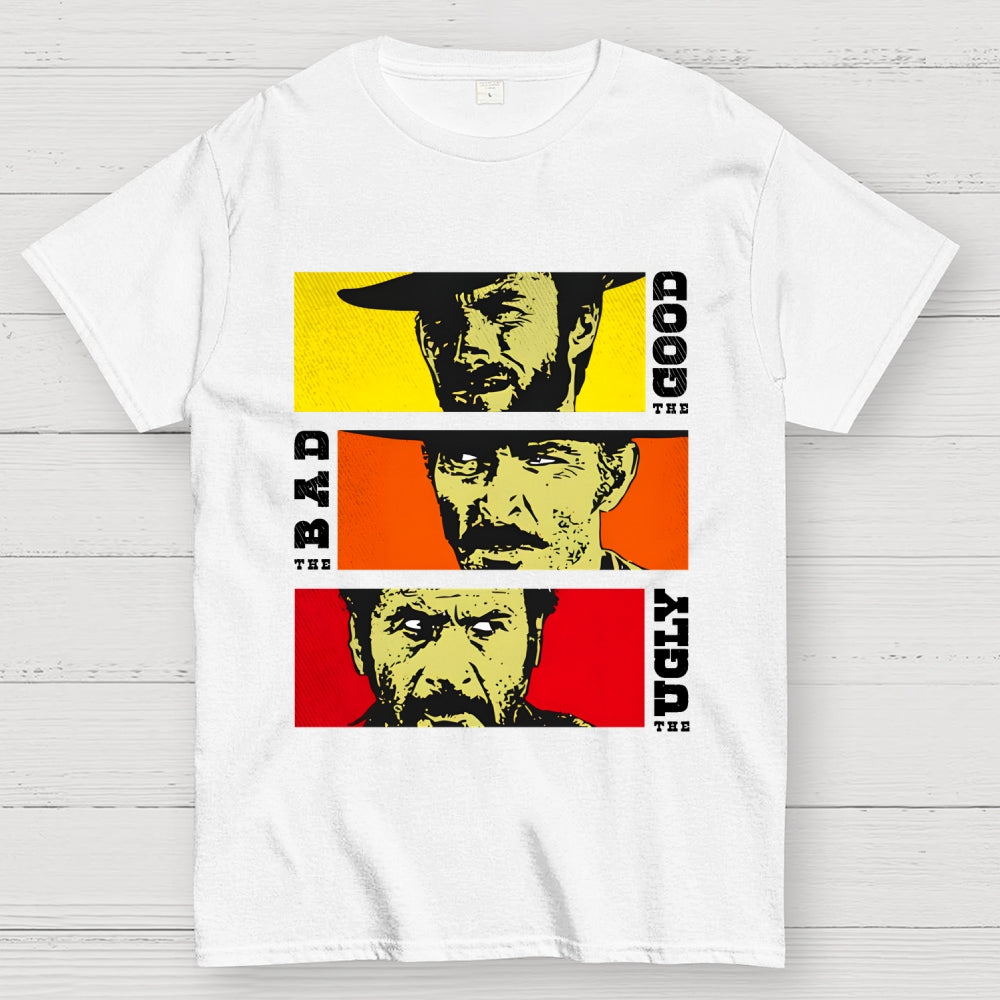 The Good The Bad The Ugly Cat  T-Shirt