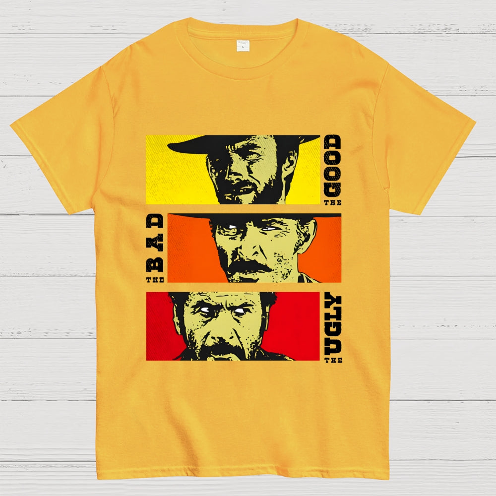 The Good The Bad The Ugly Cat  T-Shirt