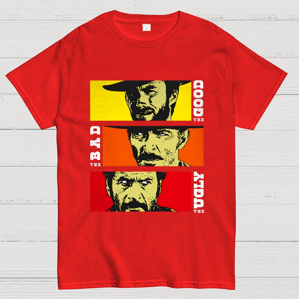 The Good The Bad The Ugly Cat  T-Shirt