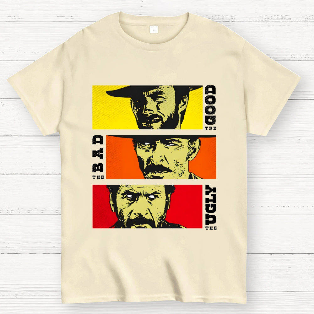 The Good The Bad The Ugly Cat  T-Shirt