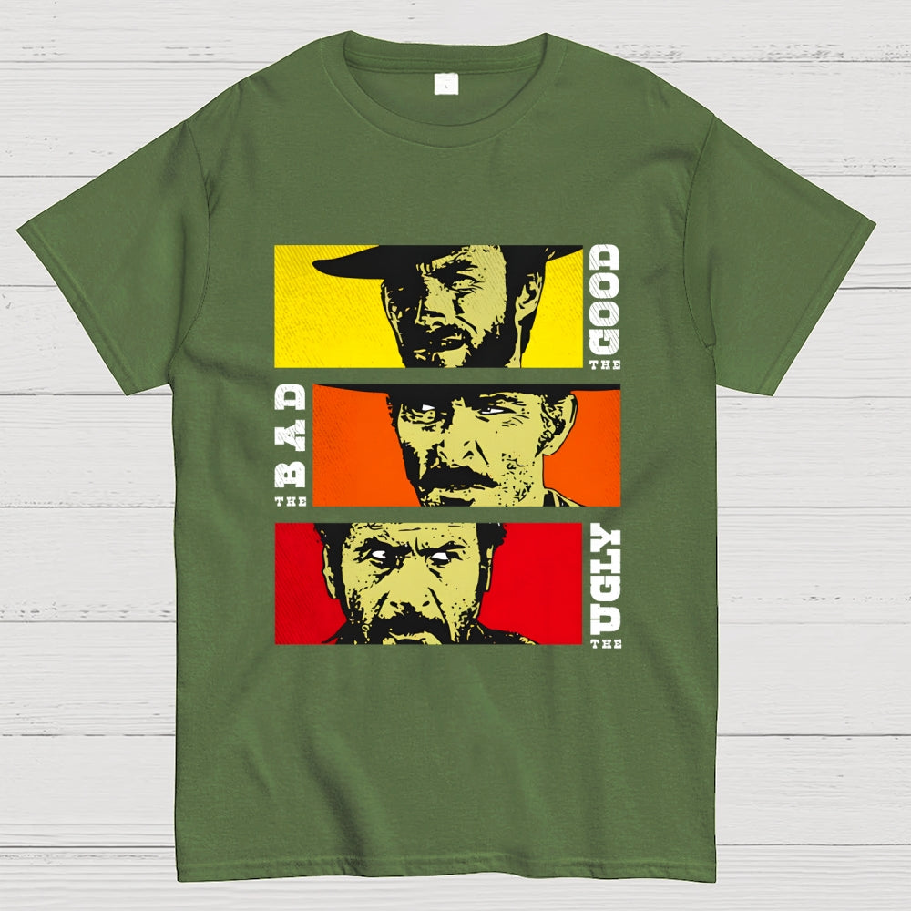 The Good The Bad The Ugly Cat  T-Shirt
