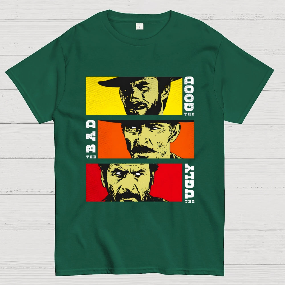 The Good The Bad The Ugly Cat  T-Shirt