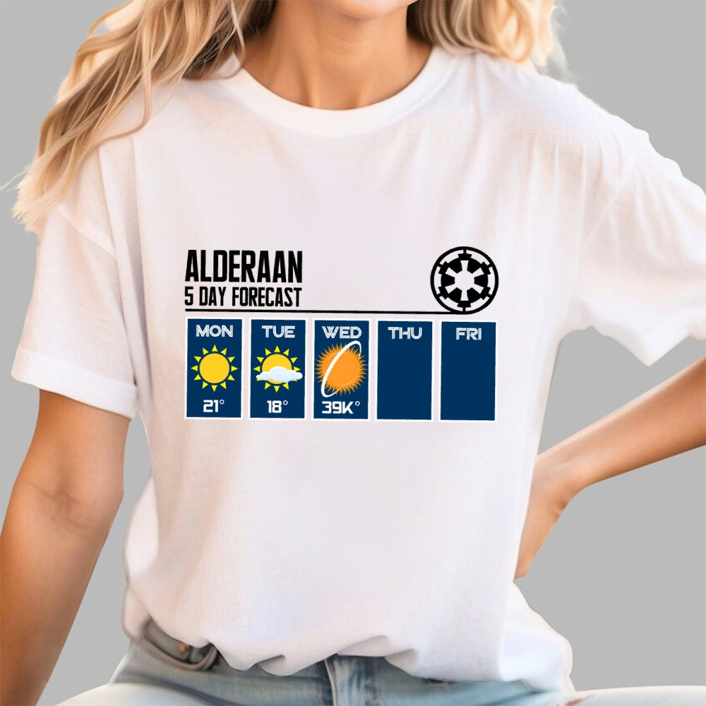 Alderaan Weather  T-Shirt