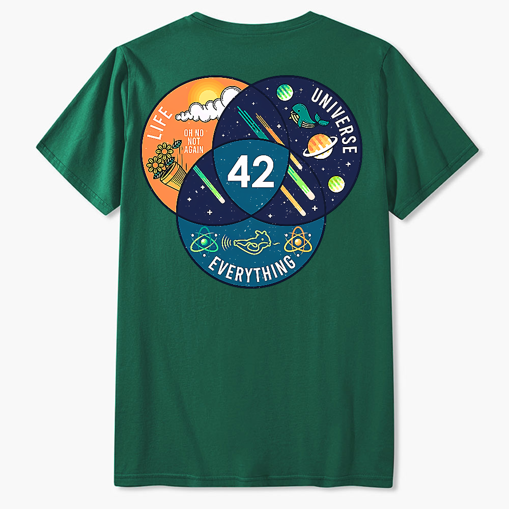 42 Answer to Life Universe and Everything Essential  T-Shirt