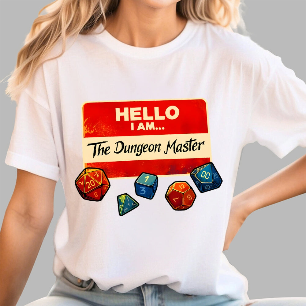 Hello I Am The Dungeon Master dungeons and dragons  T-Shirt