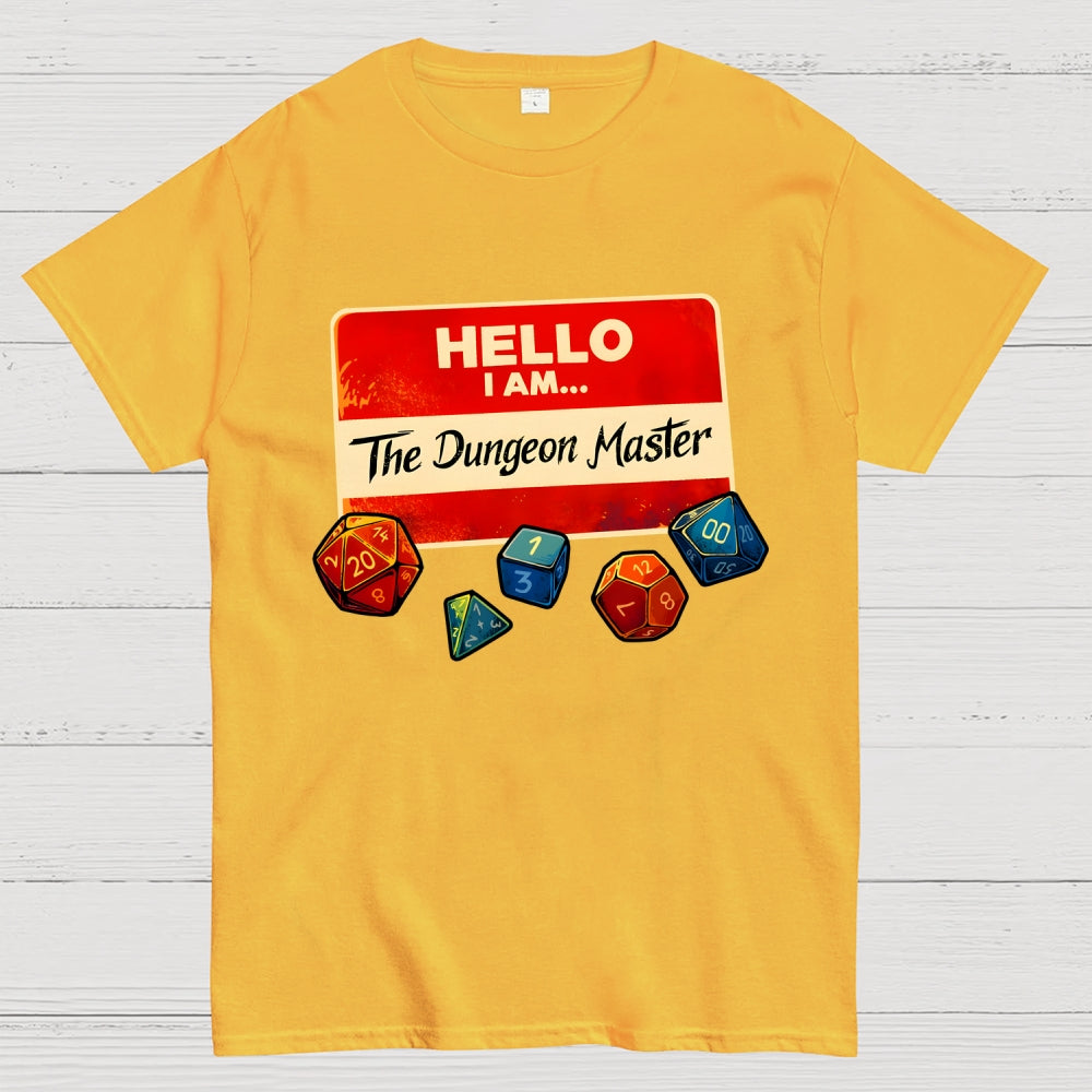 Hello I Am The Dungeon Master dungeons and dragons  T-Shirt