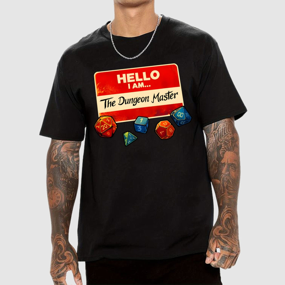 Hello I Am The Dungeon Master dungeons and dragons  T-Shirt