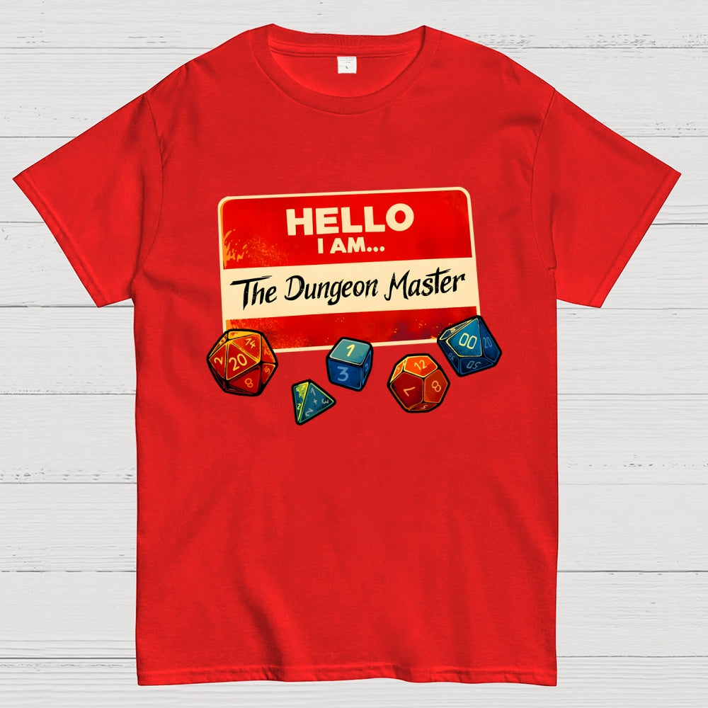 Hello I Am The Dungeon Master dungeons and dragons  T-Shirt