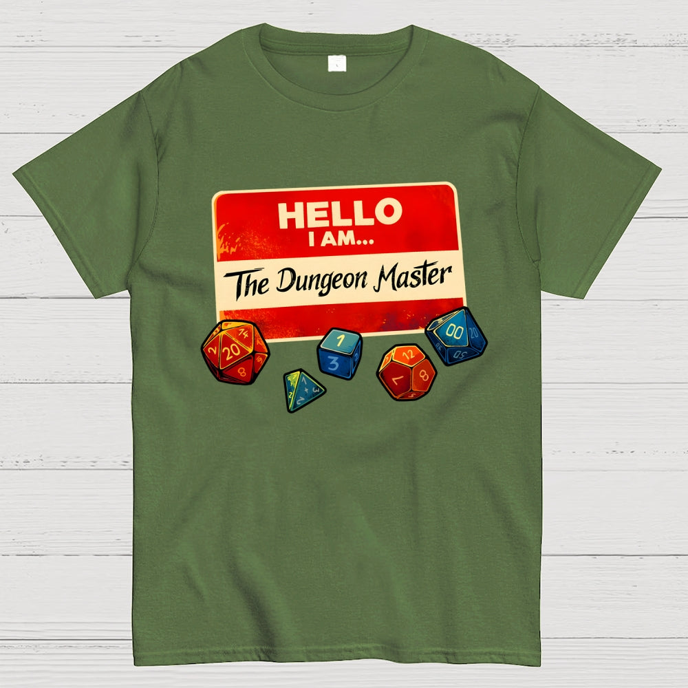 Hello I Am The Dungeon Master dungeons and dragons  T-Shirt