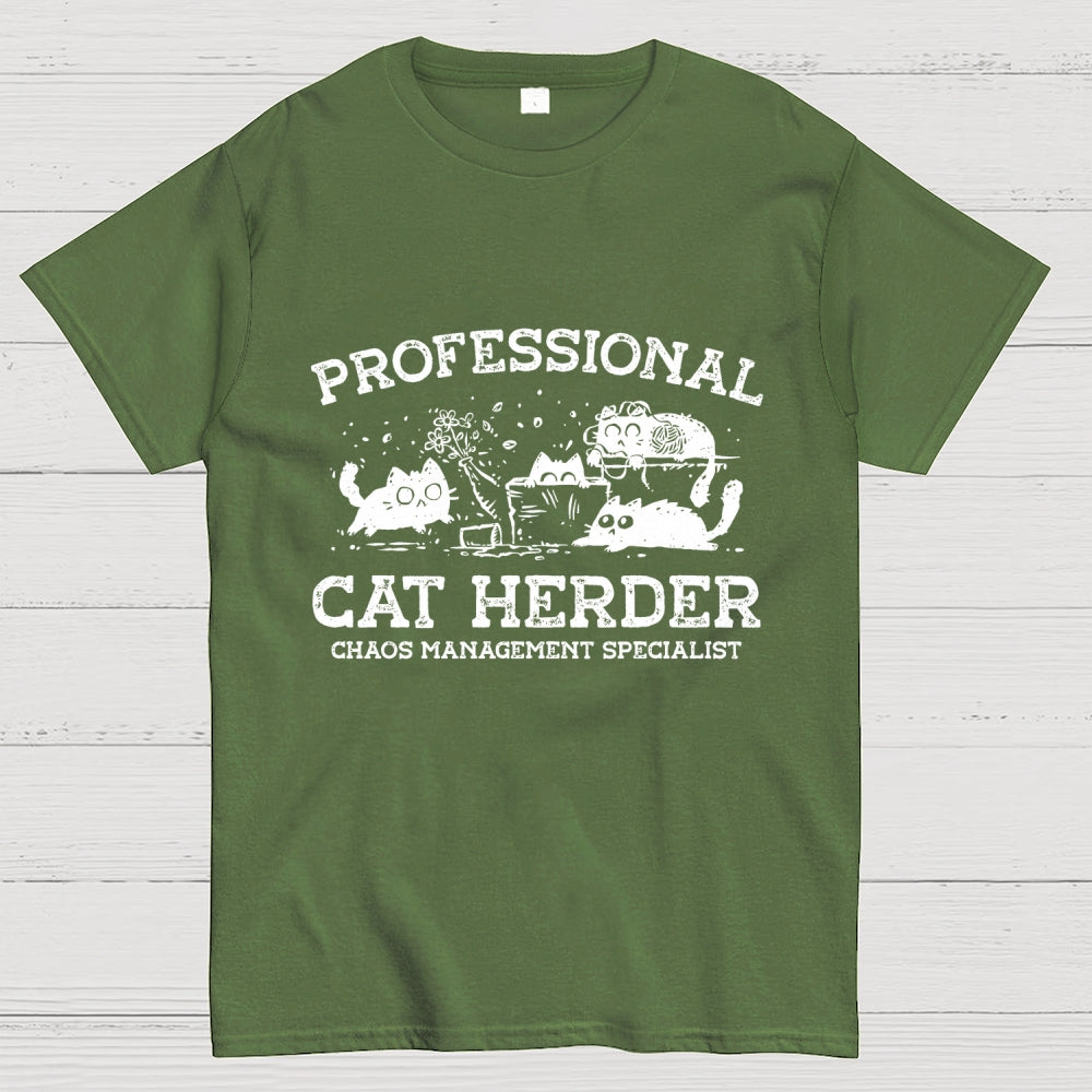 Professional Cat Herder  T-Shirt