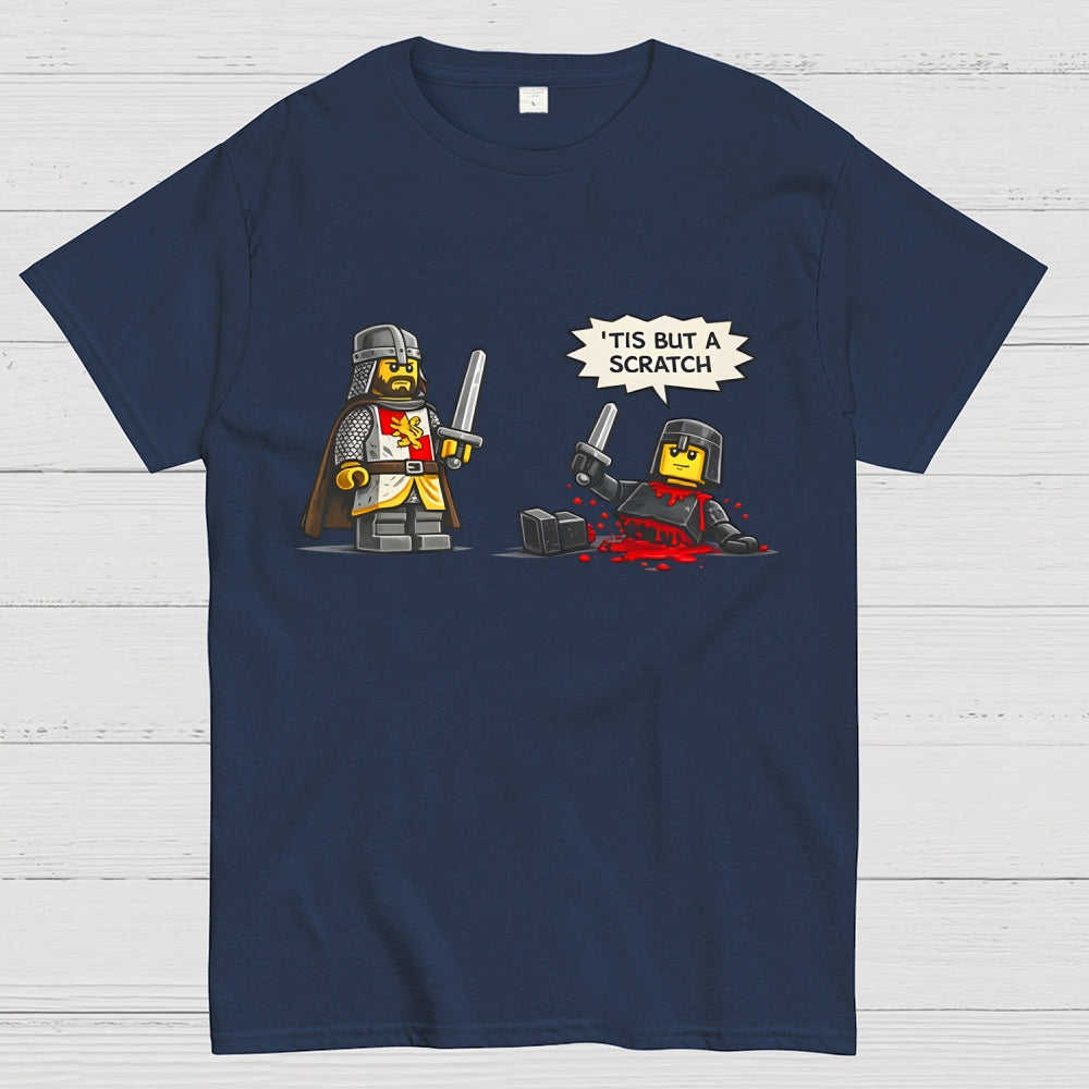 Tis But a Scratch  Medieval Knight Parody  Dark Humor  T-Shirt