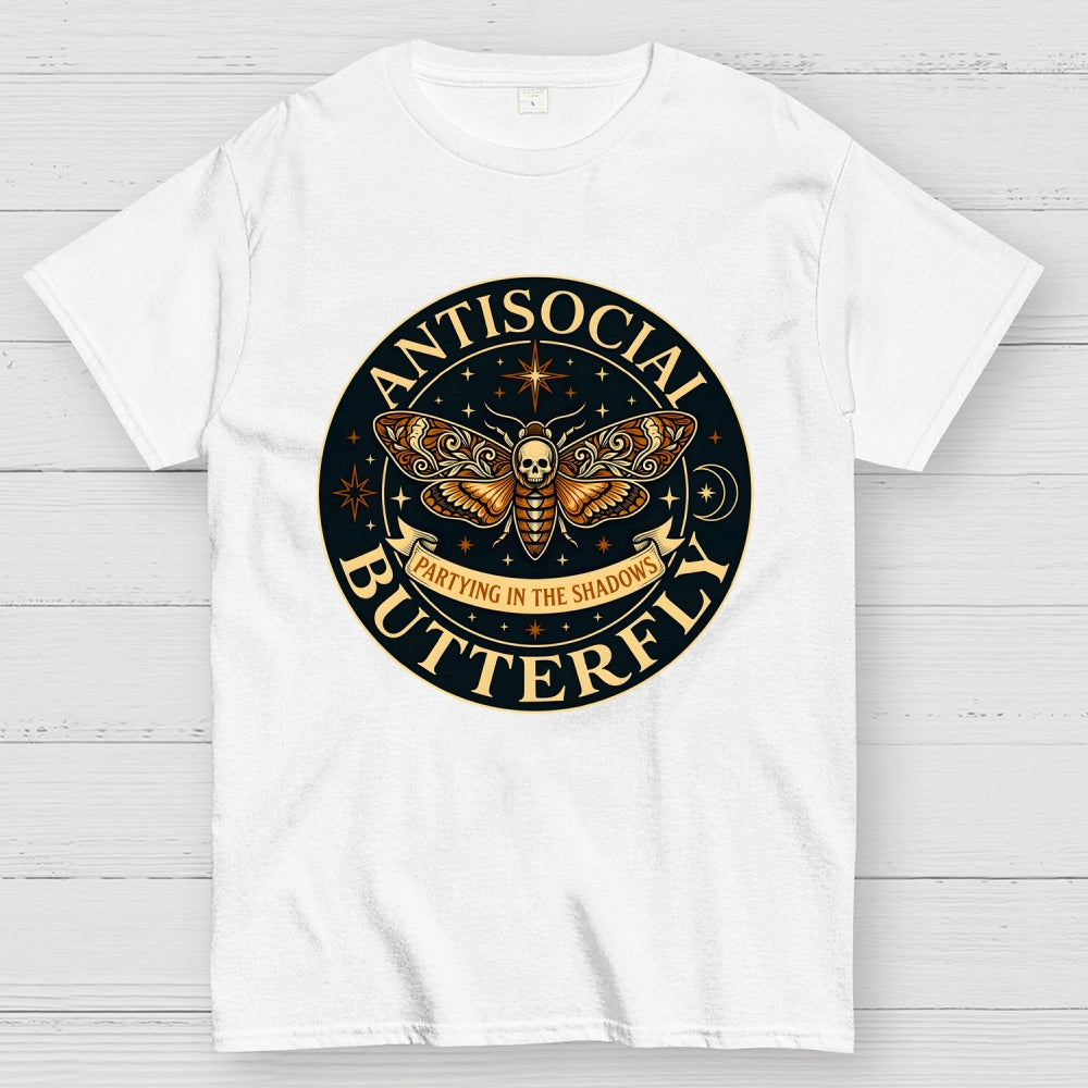 Antisocial Butterfly   T-Shirt