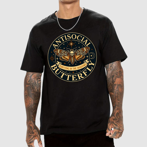 Antisocial Butterfly   T-Shirt