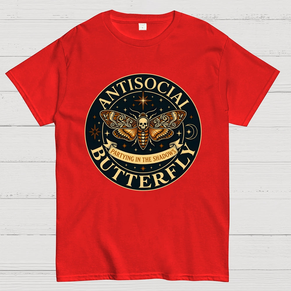 Antisocial Butterfly   T-Shirt