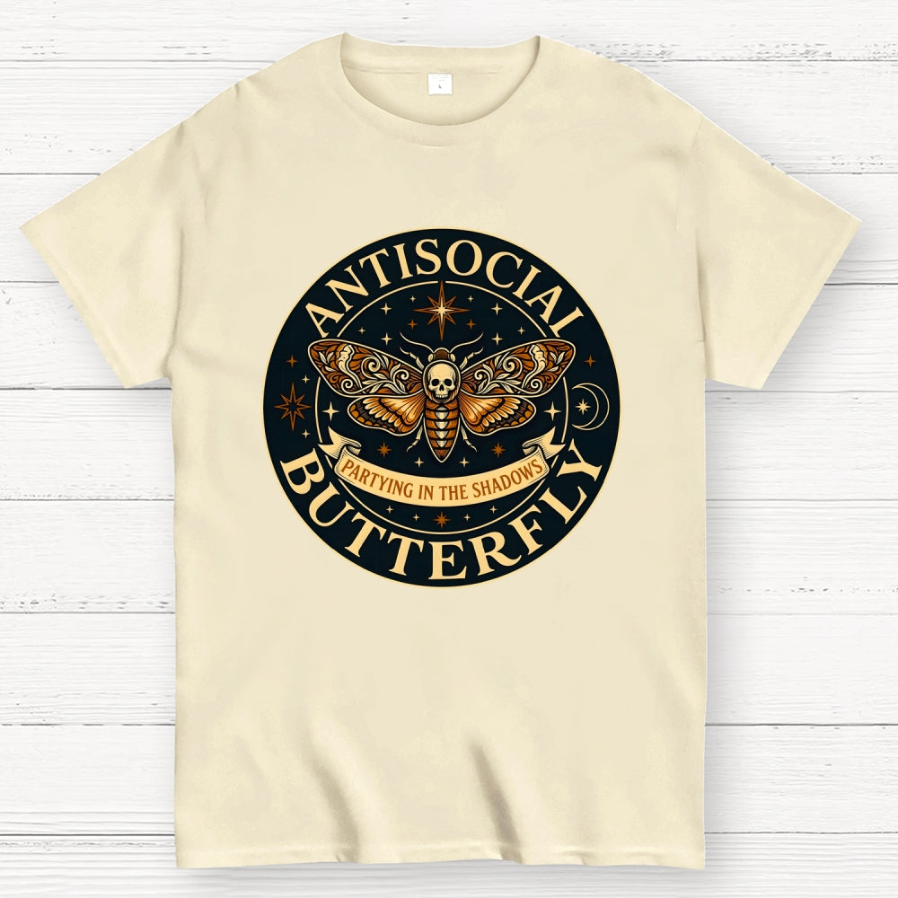 Antisocial Butterfly   T-Shirt