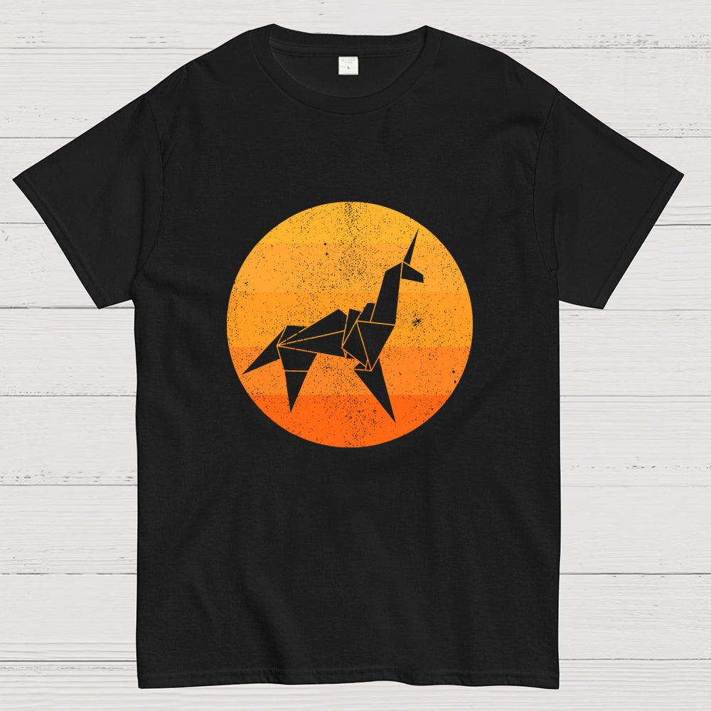 Origami Unicorn  T-Shirt