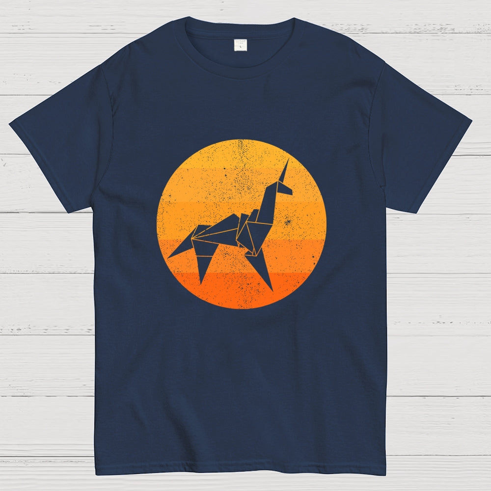 Origami Unicorn  T-Shirt