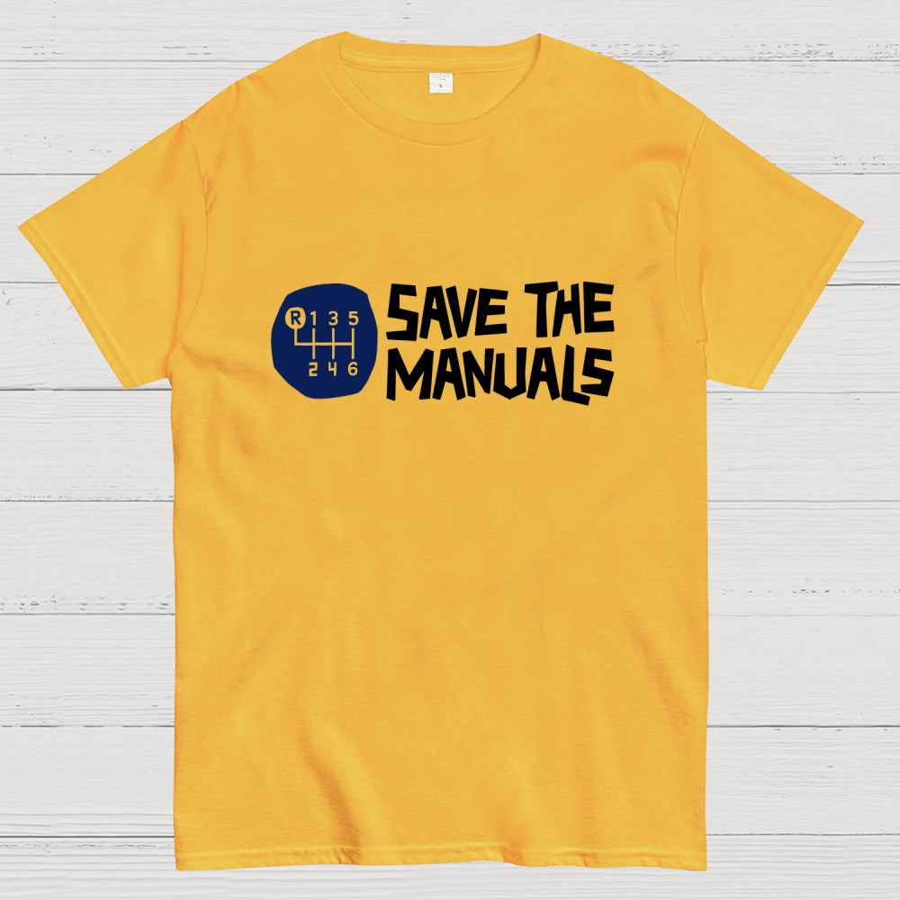 Save The Manuals Art Print  T-Shirt