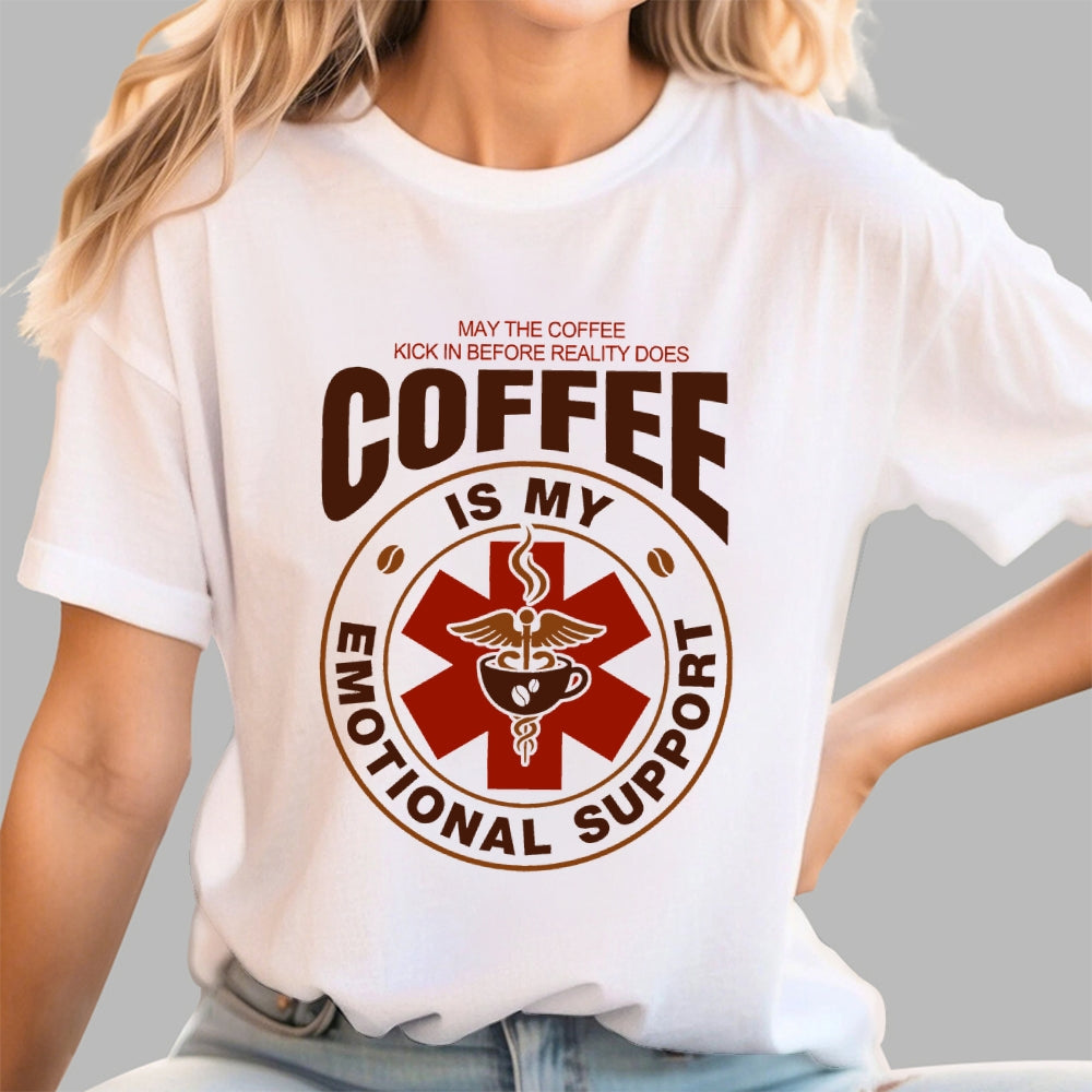 Coffee Is My Emotional  T-Shirt