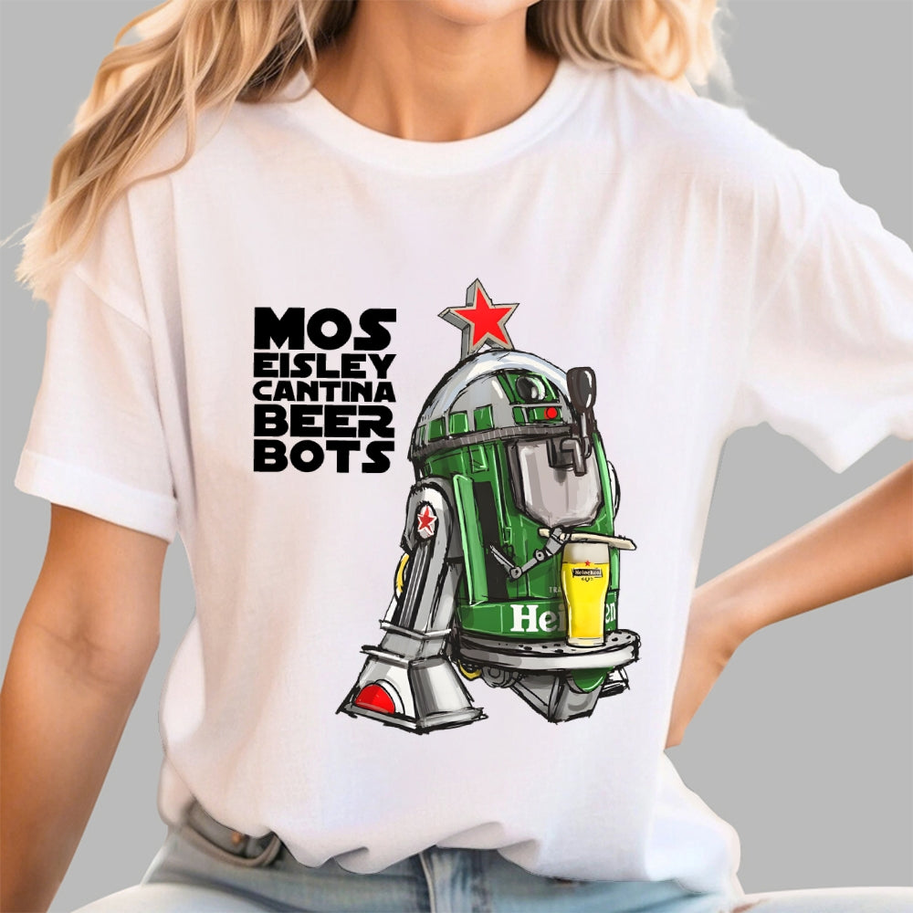 Star Droids Beer Funny  T-Shirt
