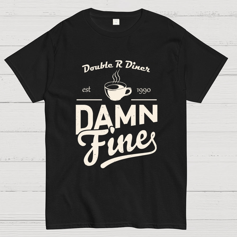 DAMN FINE COFFEE-Double R Diner  T-Shirt