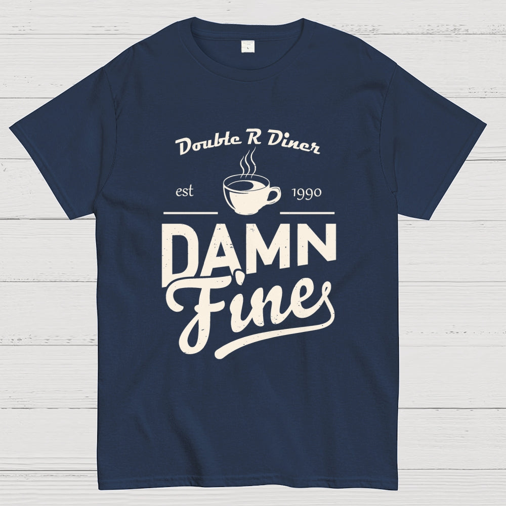 DAMN FINE COFFEE-Double R Diner  T-Shirt