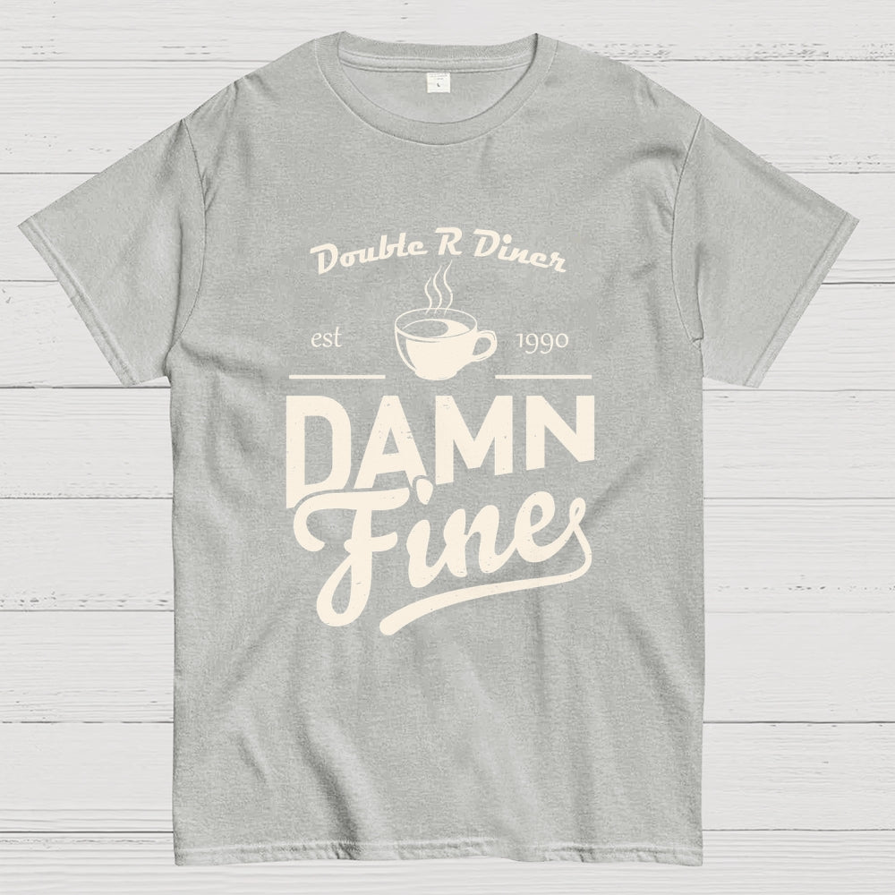 DAMN FINE COFFEE-Double R Diner  T-Shirt