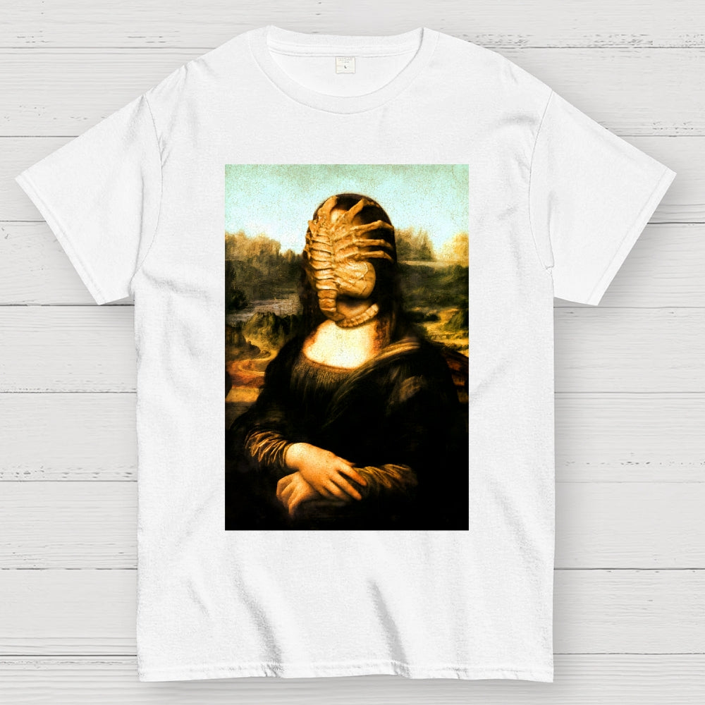 A sci-fi version of the Mona Lisa's smile  T-Shirt