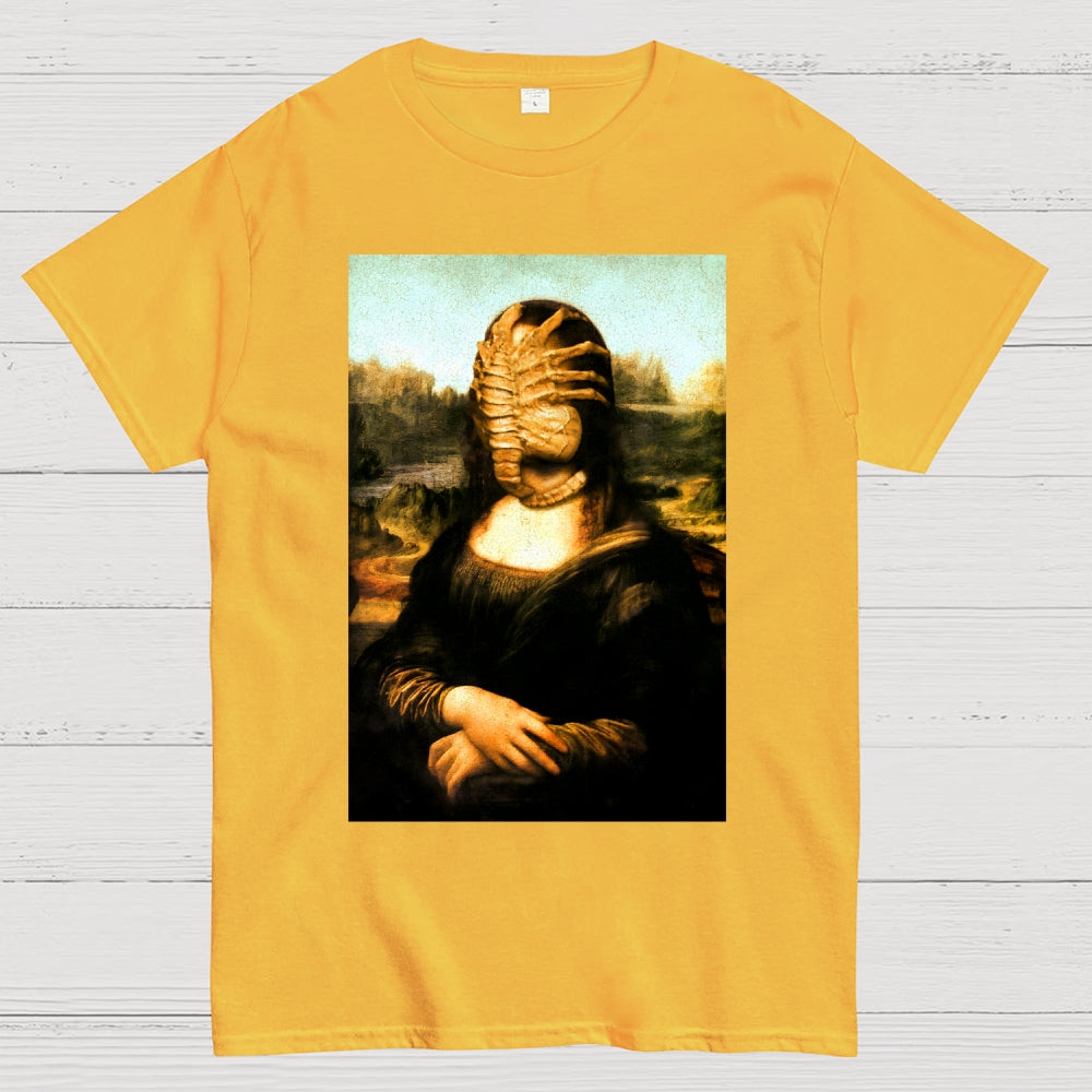 A sci-fi version of the Mona Lisa's smile  T-Shirt