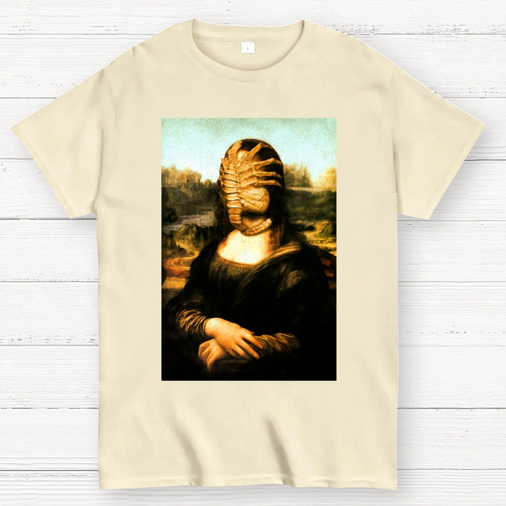 A sci-fi version of the Mona Lisa's smile  T-Shirt