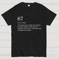67 Meme Definition  T-Shirt